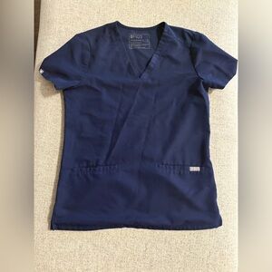 Figs Navy Casma top